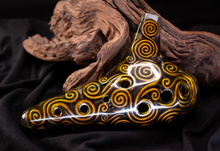 Load image into Gallery viewer, Alto C Ocarina - Handmade Resin 12 Hole AC Ocarina - Metallic Swirls #004
