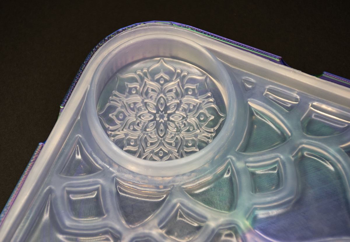 Mandala Paint Palette - Silicone Paint Tray – TeaToucan