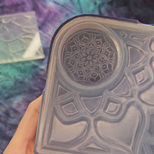 Load and play video in Gallery viewer, Mandala Paint Palette - Silicone Paint Tray