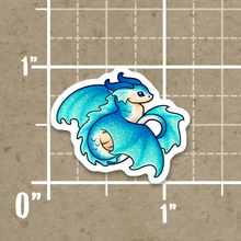 Load image into Gallery viewer, Vinyl sticker - Tiny Sea Dragon - 1" x 1.2"