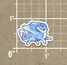 Load image into Gallery viewer, Vinyl sticker - Tiny Cloud Dragon - 1&quot; x 1.25&quot;
