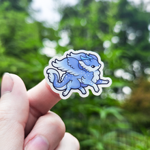 Load image into Gallery viewer, Vinyl sticker - Tiny Cloud Dragon - 1" x 1.25"