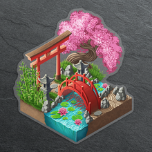 Load image into Gallery viewer, Japanese Zen Garden Vinyl Sticker
