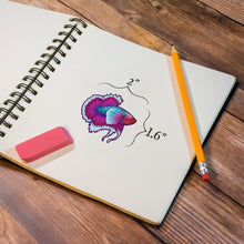 Load image into Gallery viewer, Betta Fish Sticker-TeaToucan