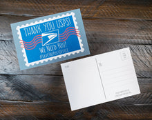Load image into Gallery viewer, Save The Post Office Postcard made from 100% Recycled Paper-TeaToucan