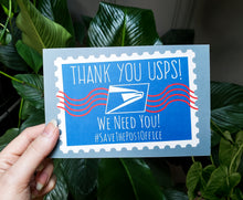 Load image into Gallery viewer, Save The Post Office Postcard made from 100% Recycled Paper-TeaToucan