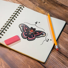 Load image into Gallery viewer, Cecropia Moth Sticker-TeaToucan
