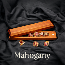 Load image into Gallery viewer, Mahogany Dice Box - Magnetic Hardwood Dice Vault-Dice Box-TeaToucan
