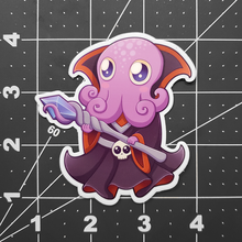 Load image into Gallery viewer, Chibi Cthulu Cultist / Mind Flayer Sticker
