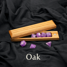 Load image into Gallery viewer, Red Oak Dice Box - Magnetic Hardwood Dice Vault-Dice Box-TeaToucan