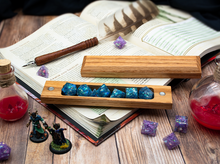 Load image into Gallery viewer, Red Oak Dice Box - Magnetic Hardwood Dice Vault-Dice Box-TeaToucan