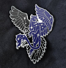 Load image into Gallery viewer, Enamel Pin - Celestial Griffin - 2&quot; Pin
