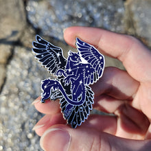 Load image into Gallery viewer, Enamel Pin - Celestial Griffin - 2&quot; Pin
