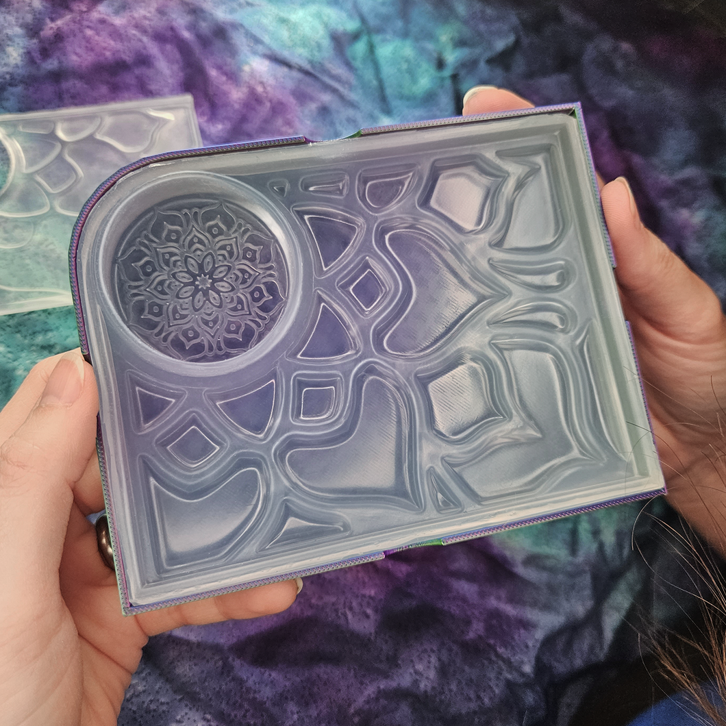 Mandala Paint Palette - Silicone Paint Tray