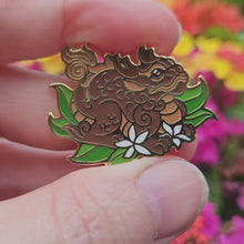 Load and play video in Gallery viewer, Enamel Pin - Tiny Yixing Tea Pet Dragon
