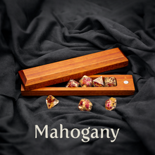 Load image into Gallery viewer, Mahogany Dice Box - Magnetic Hardwood Dice Vault-Dice Box-TeaToucan
