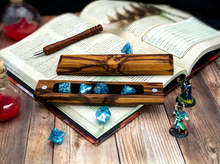Load image into Gallery viewer, Marblewood Dice Box - Magnetic Hardwood Dice Vault-Dice Box-TeaToucan
