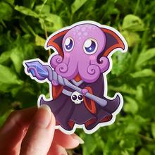 Load image into Gallery viewer, Chibi Cthulu Cultist / Mind Flayer Sticker
