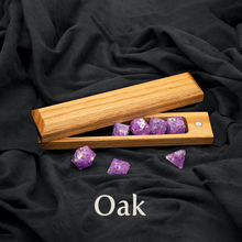 Load image into Gallery viewer, Red Oak Dice Box - Magnetic Hardwood Dice Vault-Dice Box-TeaToucan
