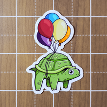 Load image into Gallery viewer, Balloon Turtle Fun Sticker
